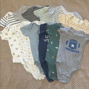 Assorted Baby Onesies Set | 12 count